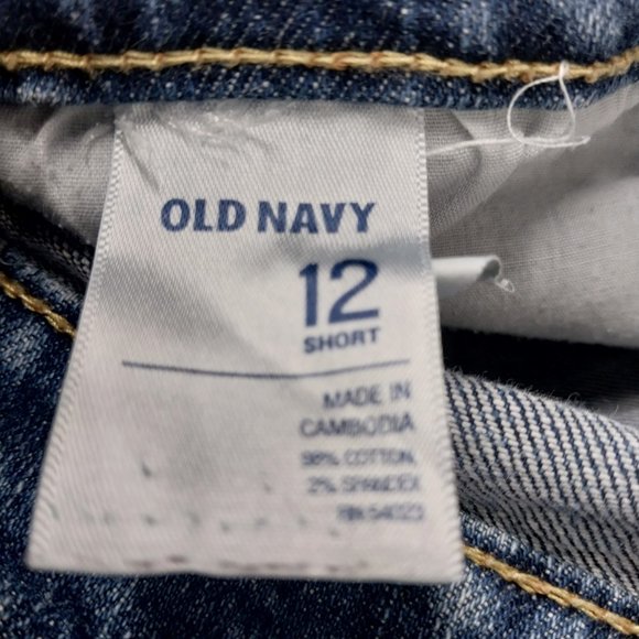 2490 Jeaniemade Size 12 Old Navy Dreamer Upcycled Bell-Bottom Jeans - Picture 5 of 5
